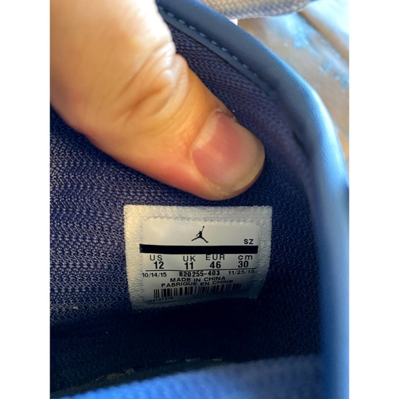 RARE BLUE NIKE JORDAN JORDAN GALAXY 820255-403 - Picture 6 of 11